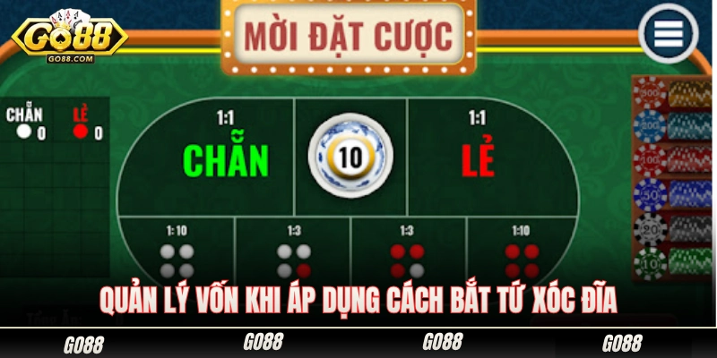 Cách Bắt Tứ Xóc Đĩa Chuẩn Xác Tăng Cơ Hội Ăn Thưởng Khủng 3 Chiến thuật phân bổ tiền cược an toàn khi theo cầu Tứ xóc đĩa