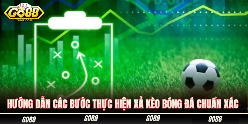 Xả Kèo Bóng Đá Là Gì? Hướng Dẫn Cách Xả Kèo Chuẩn 3 Quy trình từng bước thực hiện xả vé cược bóng đá đúng chuẩn